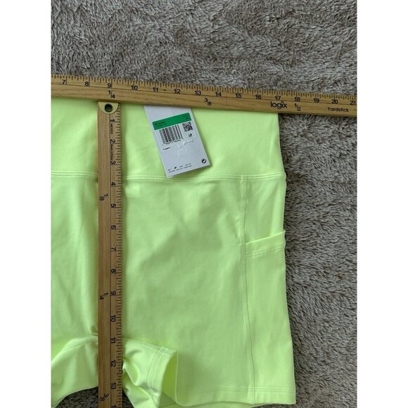 Nike Advantage Dri-FIT Tennis Shorts Women's Barely Volt/Black Elastic Waist New - Picture 15 of 16